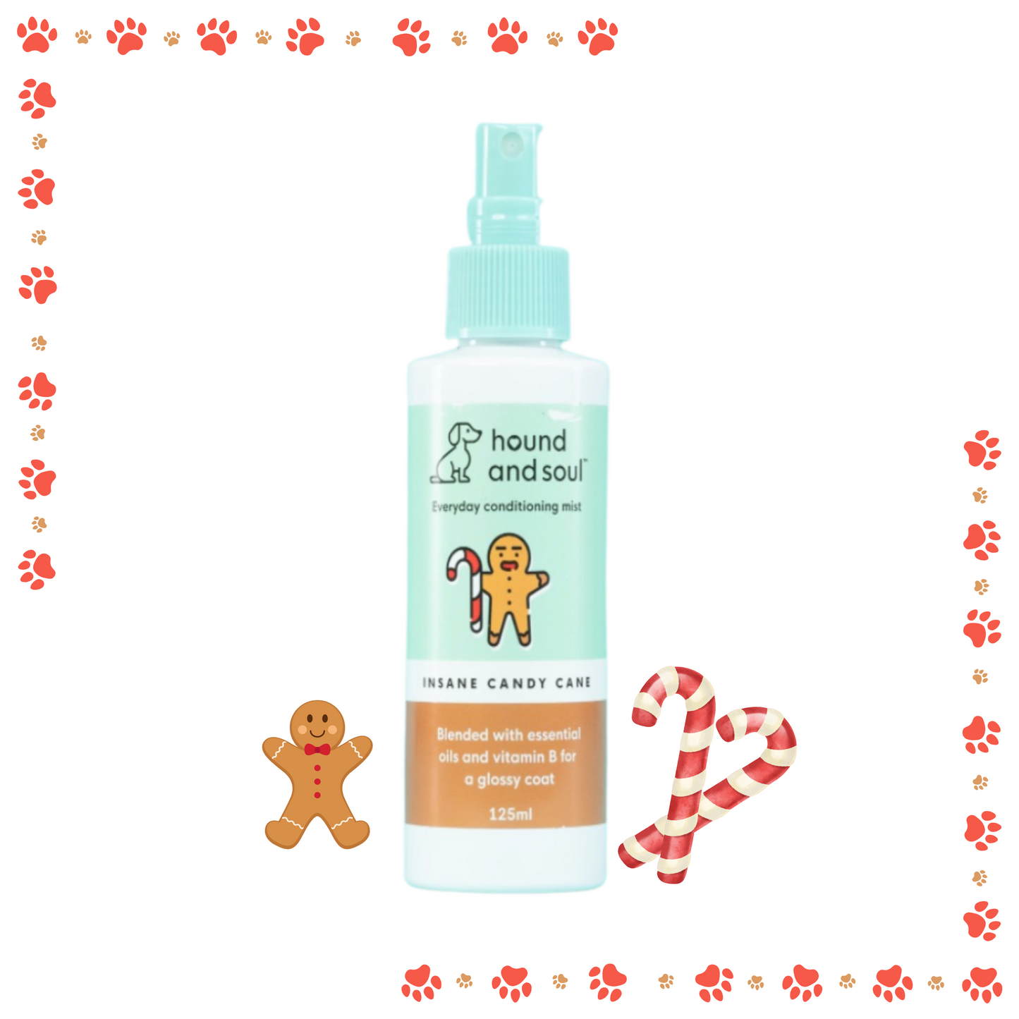 Hound and Soul CONDITIONING MIST FRAGRANCE – INSANE CANDY CANE