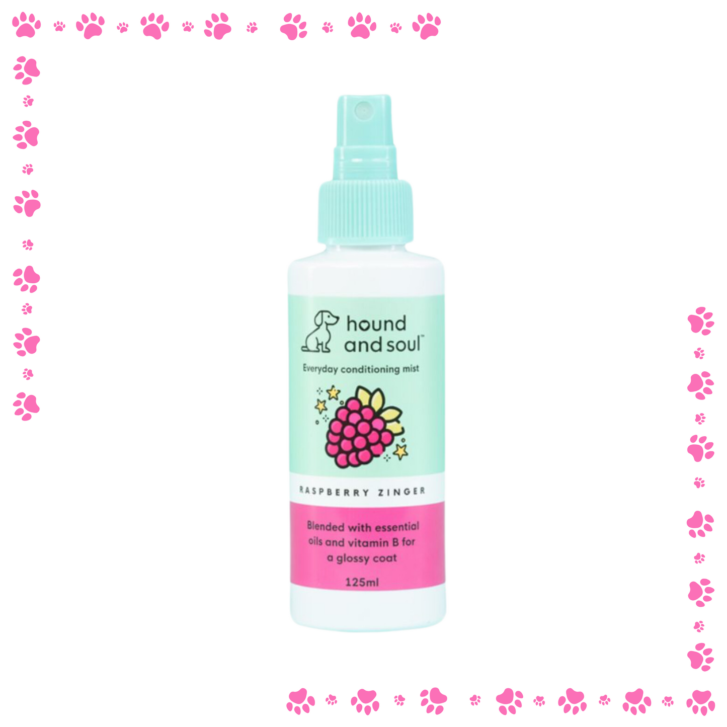 Hound and Soul CONDITIONING MIST FRAGRANCE – RASPBERRY ZINGER
