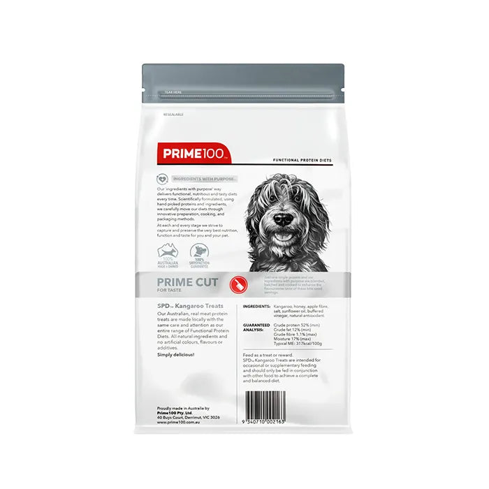 Prime100 SPD Prime Cut Kangaroo Treats 100g