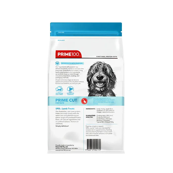 Prime100 SPD Prime Cut Lamb Treats 100g