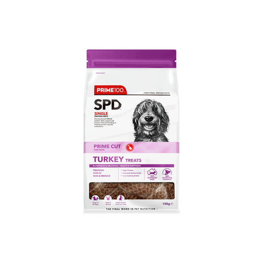 Prime100 SPD™ Prime Cut Turkey Treats 100g