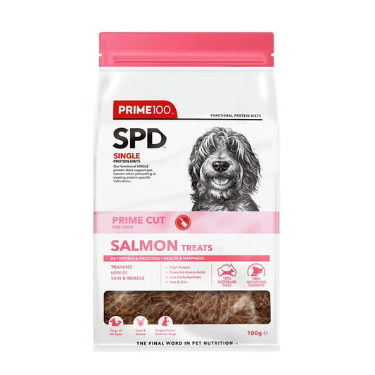 Prime100 SPD Prime Cut Salmon Treats 100g